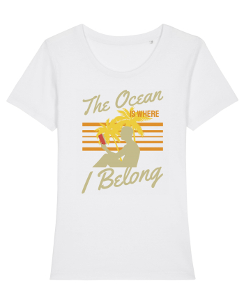 The Ocean is Where I Belong White