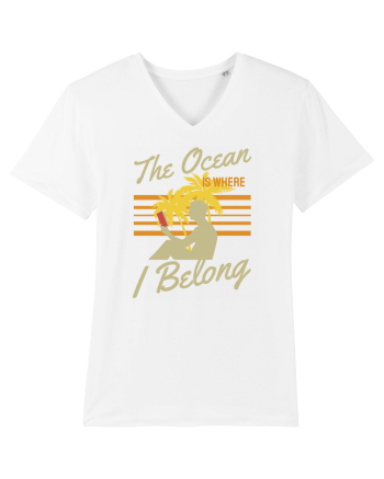 The Ocean is Where I Belong White