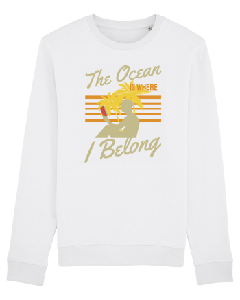 The Ocean is Where I Belong White