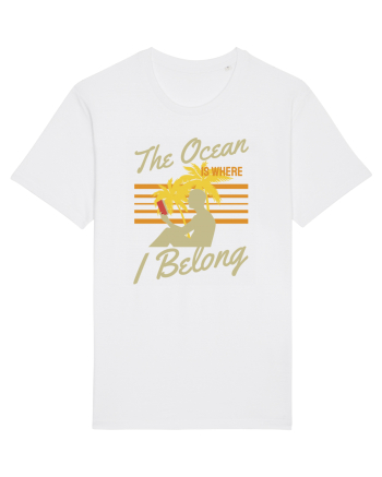 The Ocean is Where I Belong White