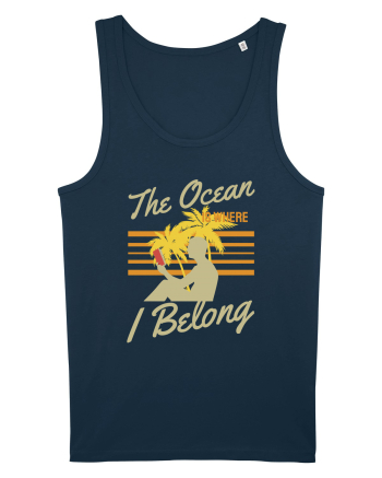The Ocean is Where I Belong Navy