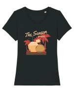 The Season of Fruits Tricou mânecă scurtă guler larg fitted Damă Expresser