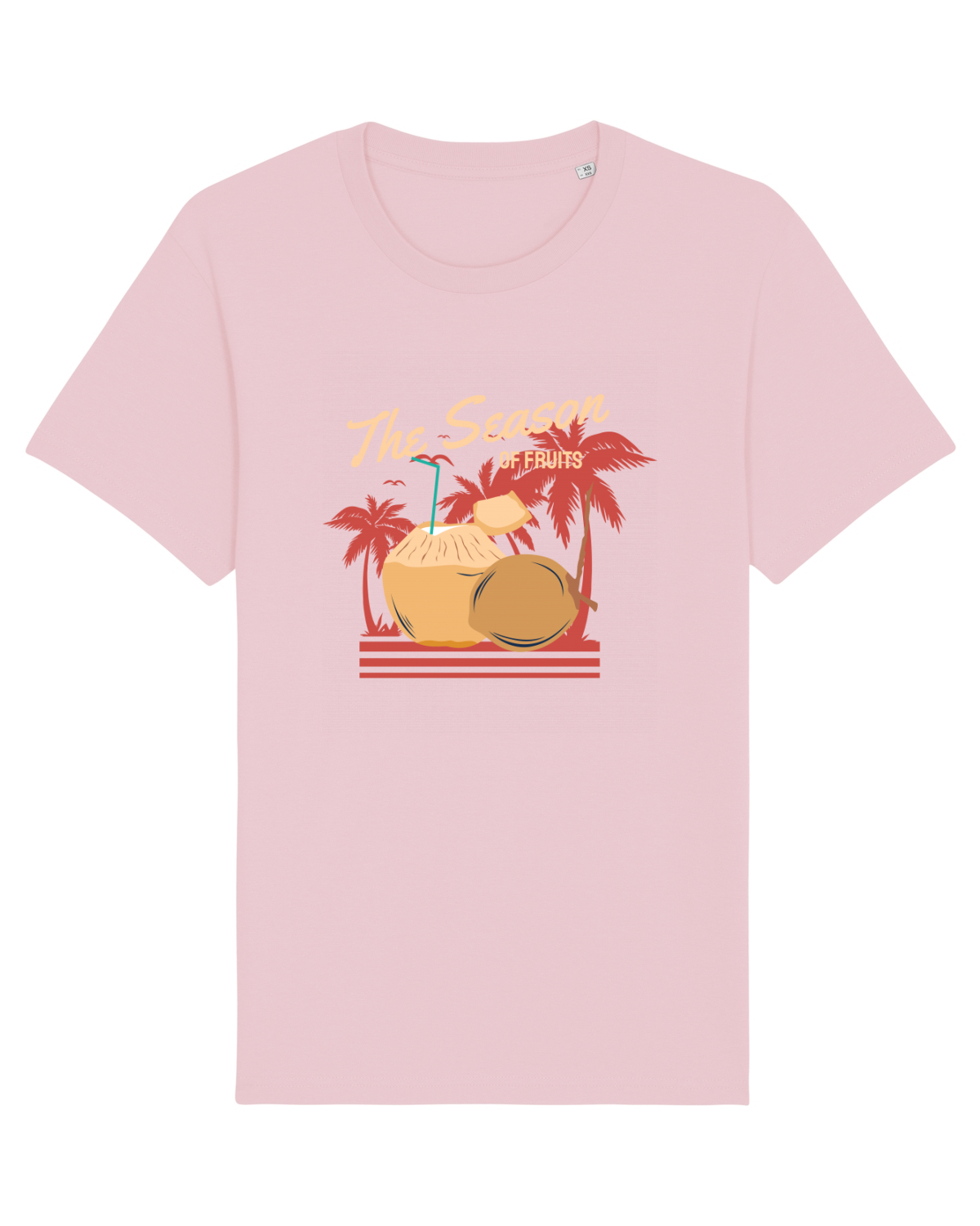 Tricou mânecă scurtă Unisex Rocker Cotton Pink