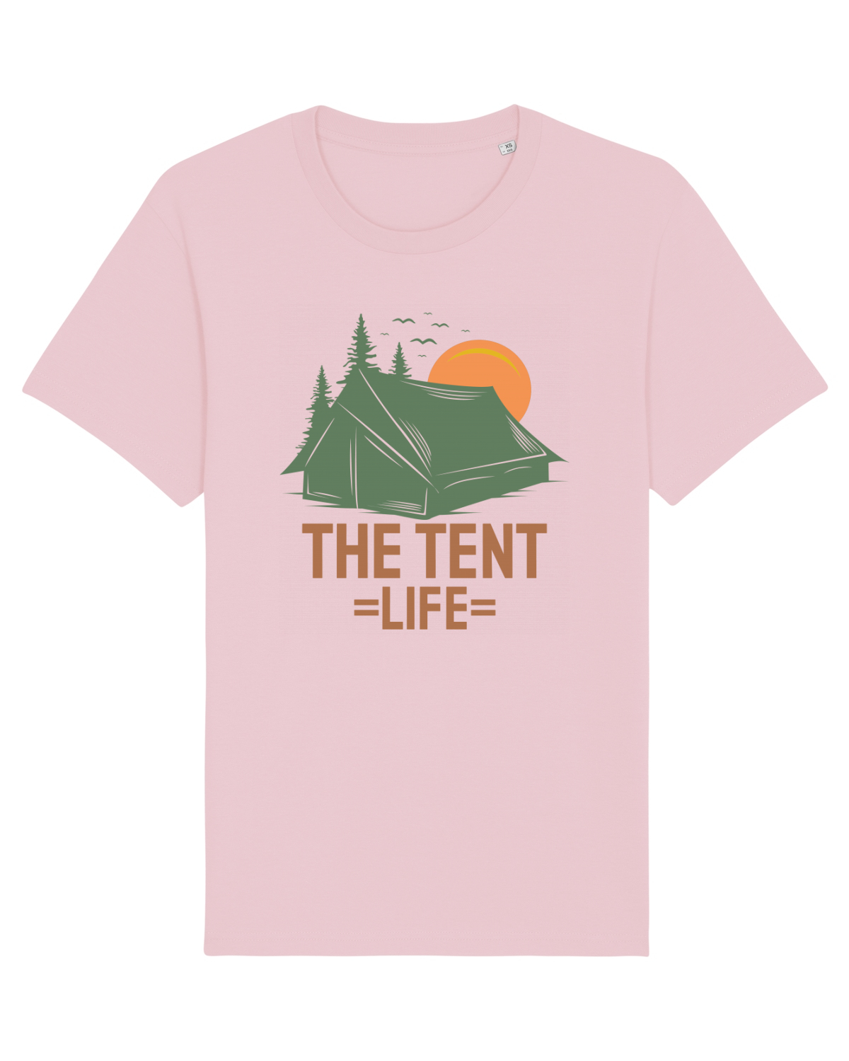 Tricou mânecă scurtă Unisex Rocker Cotton Pink