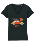 Time for Summer Mist Tricou mânecă scurtă guler V Damă Evoker