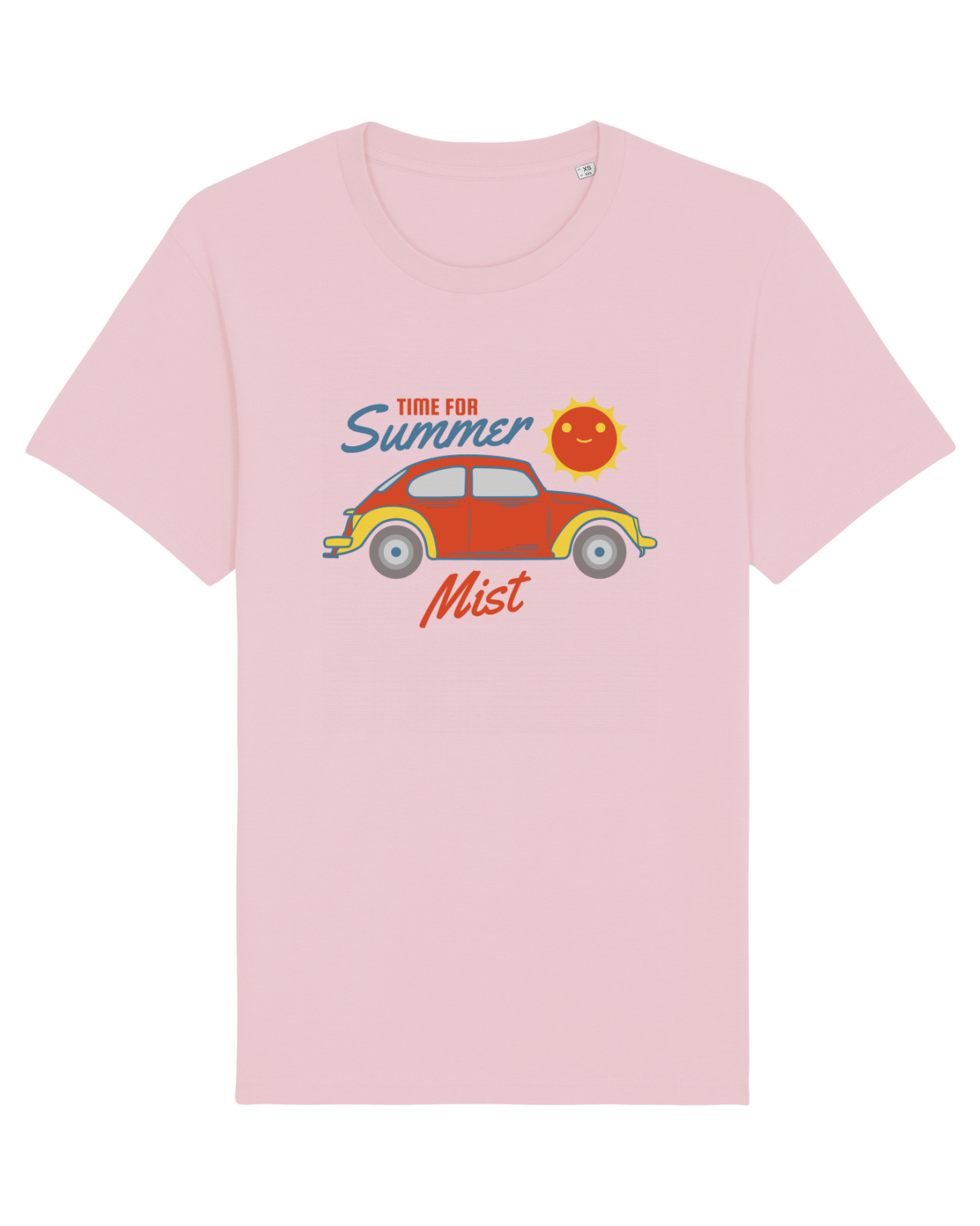 Tricou mânecă scurtă Unisex Rocker Cotton Pink