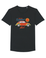 Time for Summer Mist Tricou mânecă scurtă guler larg Bărbat Skater