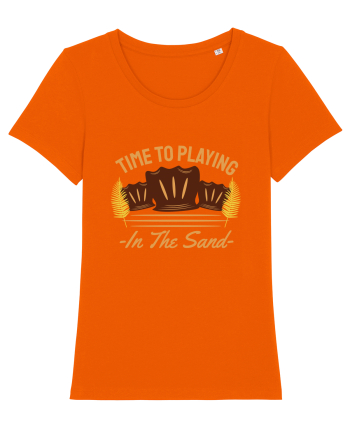 Time to Playing in the Sand Bright Orange