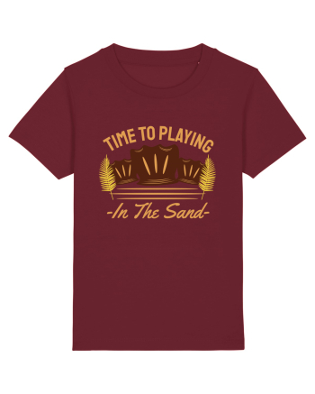 Time to Playing in the Sand Burgundy