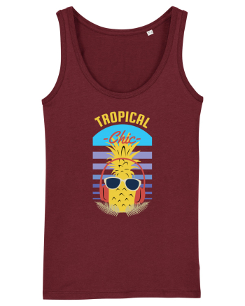 Tropical Chic Burgundy