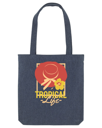 Tropical Life Midnight Blue