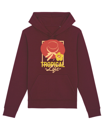 Tropical Life Burgundy