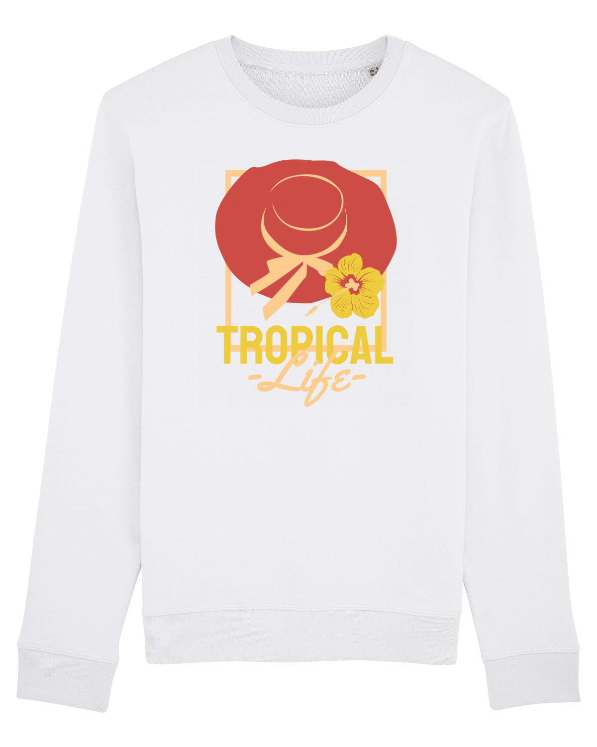 Bluză mânecă lungă Unisex Rise White