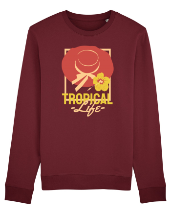 Tropical Life Burgundy