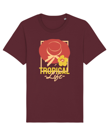 Tropical Life Burgundy