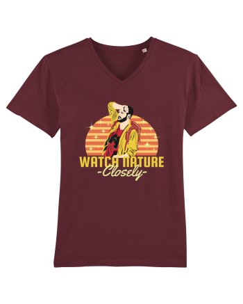 Watch Nature Closely Burgundy