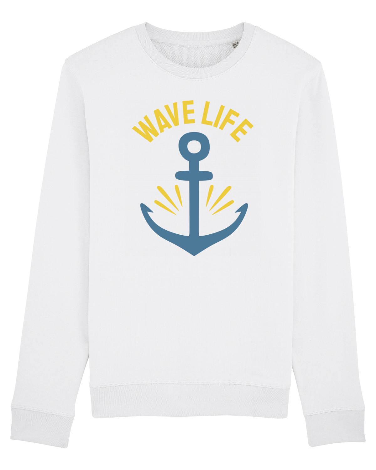 Bluză mânecă lungă Unisex Rise White