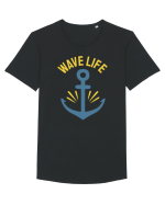 Wave Life Tricou mânecă scurtă guler larg Bărbat Skater
