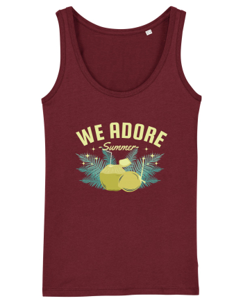 We Adore Summer Burgundy