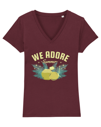 We Adore Summer Burgundy