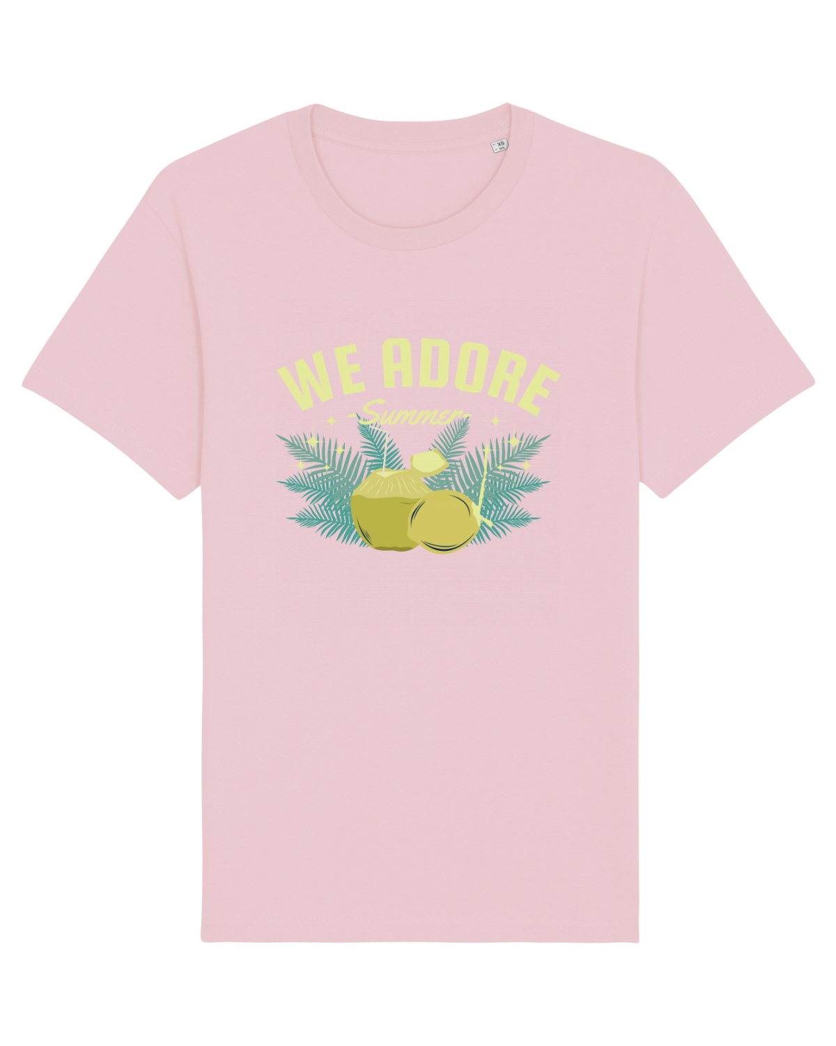 Tricou mânecă scurtă Unisex Rocker Cotton Pink