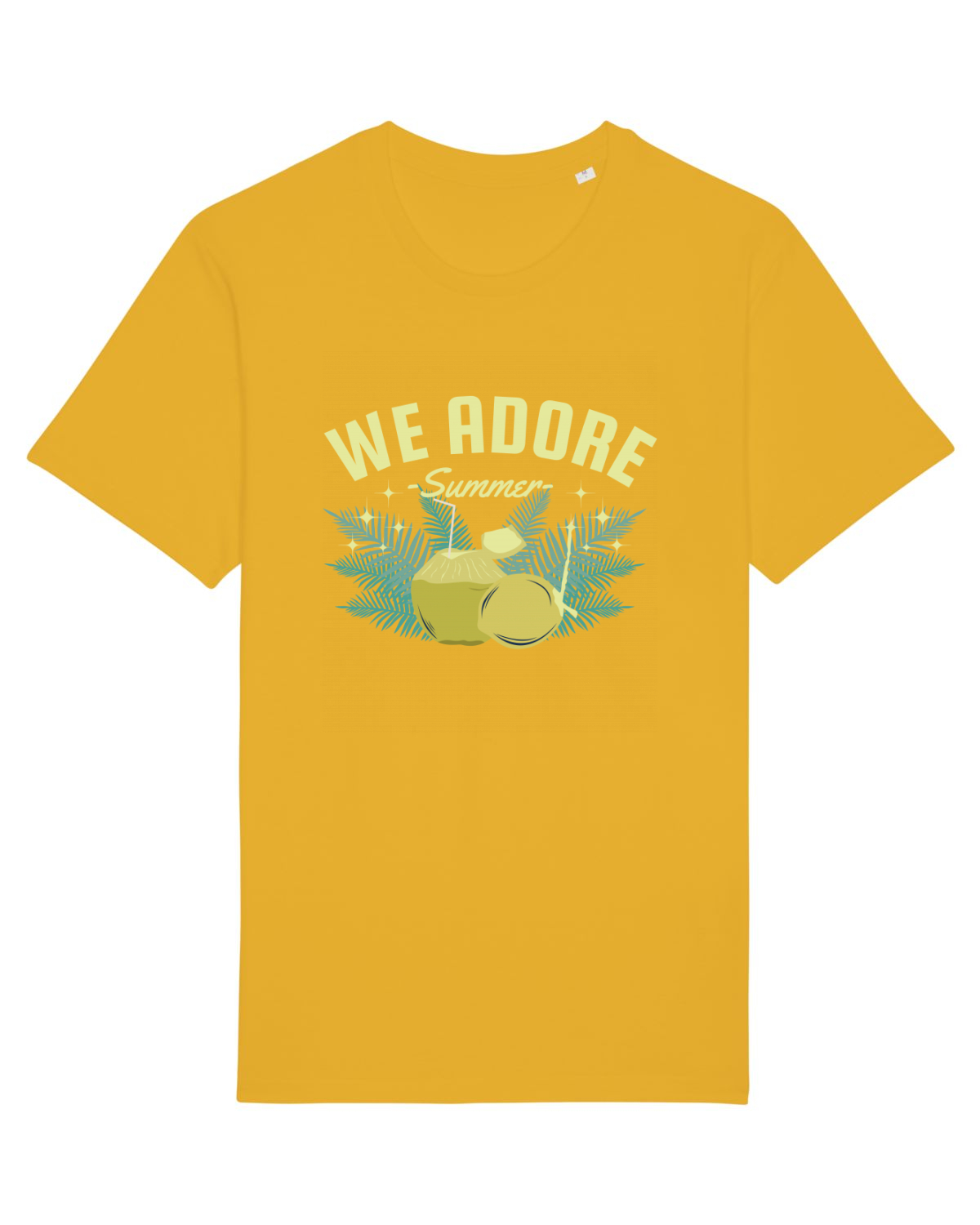 Tricou mânecă scurtă Unisex Rocker Spectra Yellow