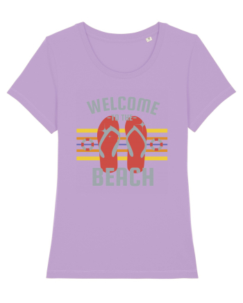 Welcome to the Beach Lavender Dawn