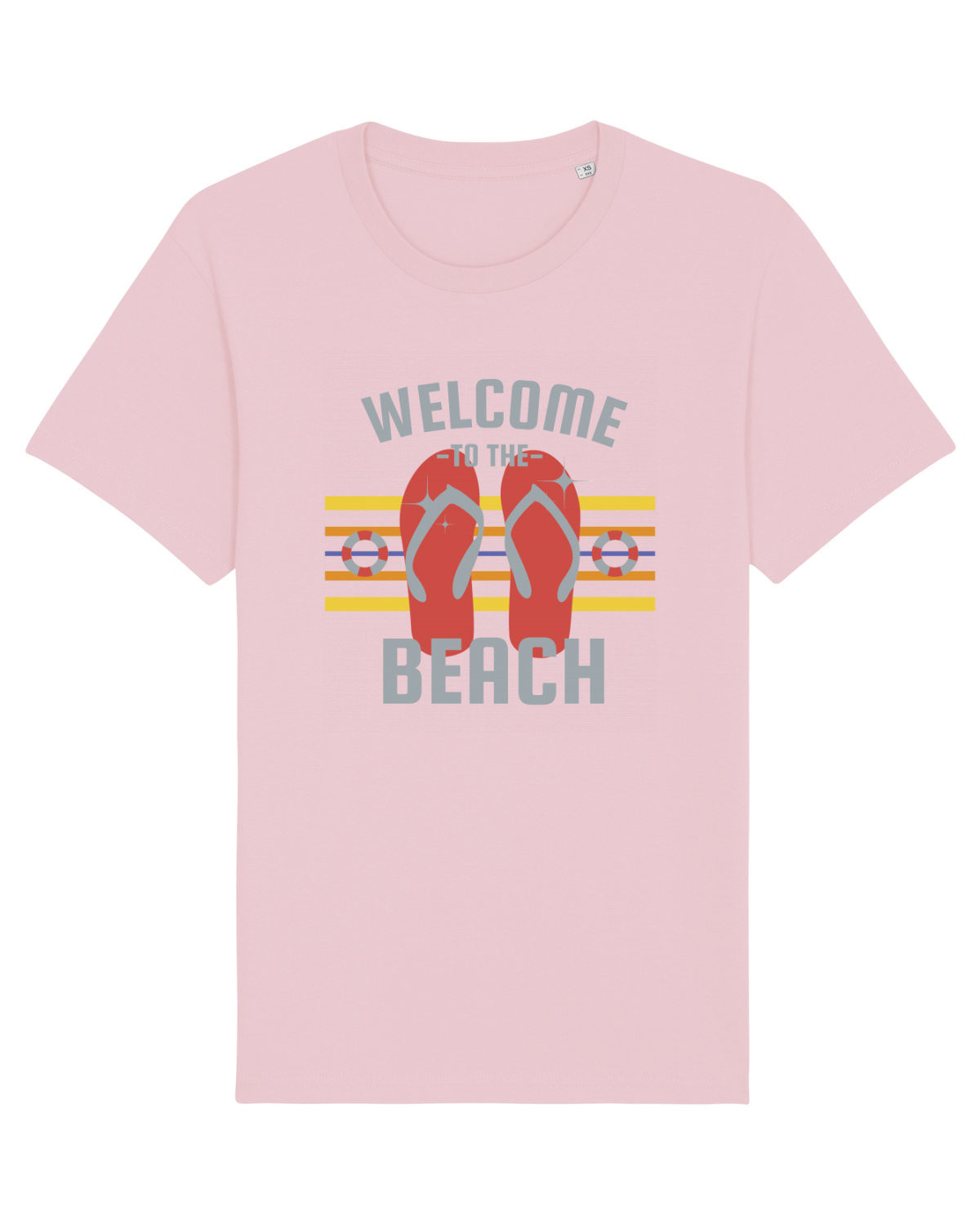 Tricou mânecă scurtă Unisex Rocker Cotton Pink