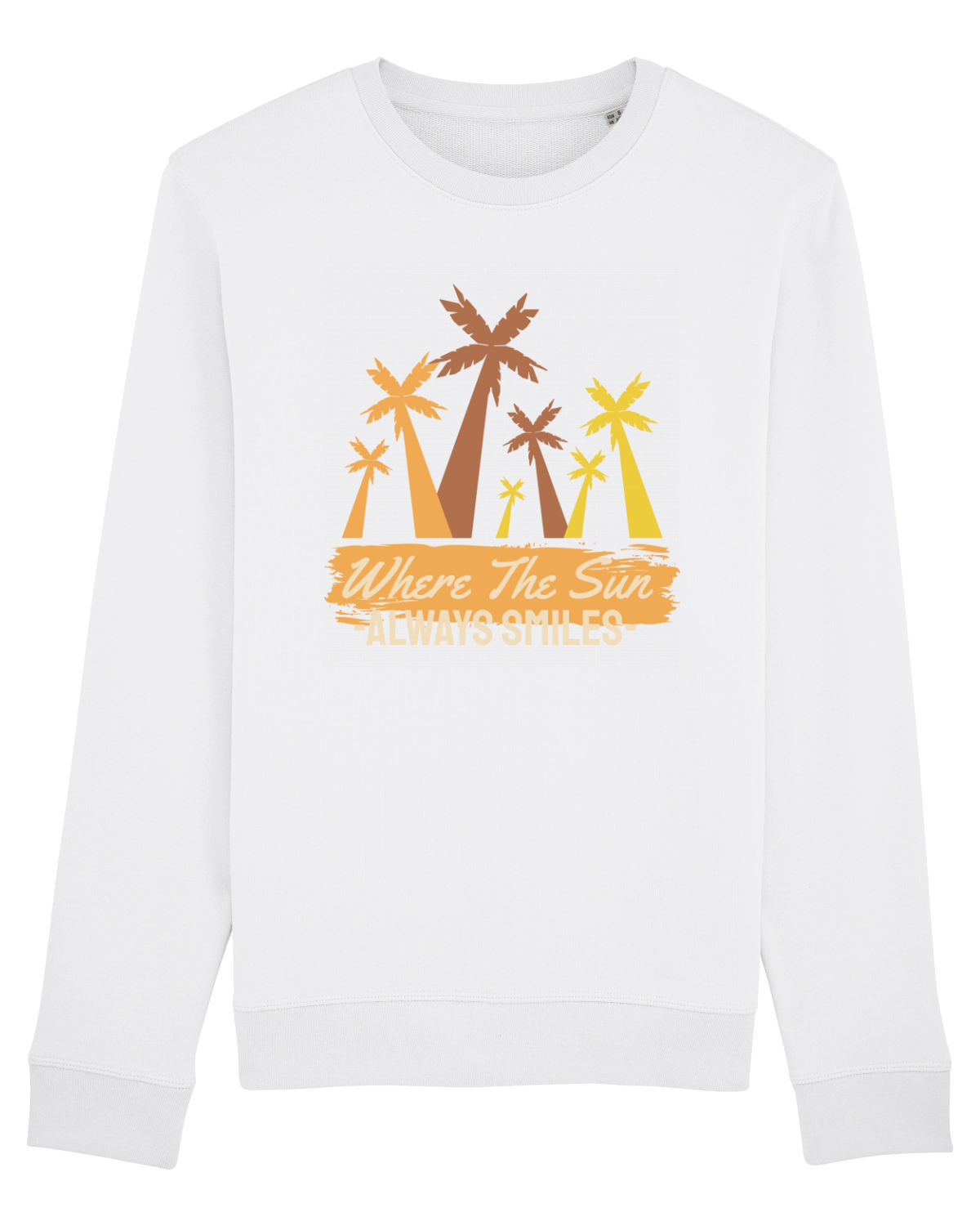 Bluză mânecă lungă Unisex Rise White