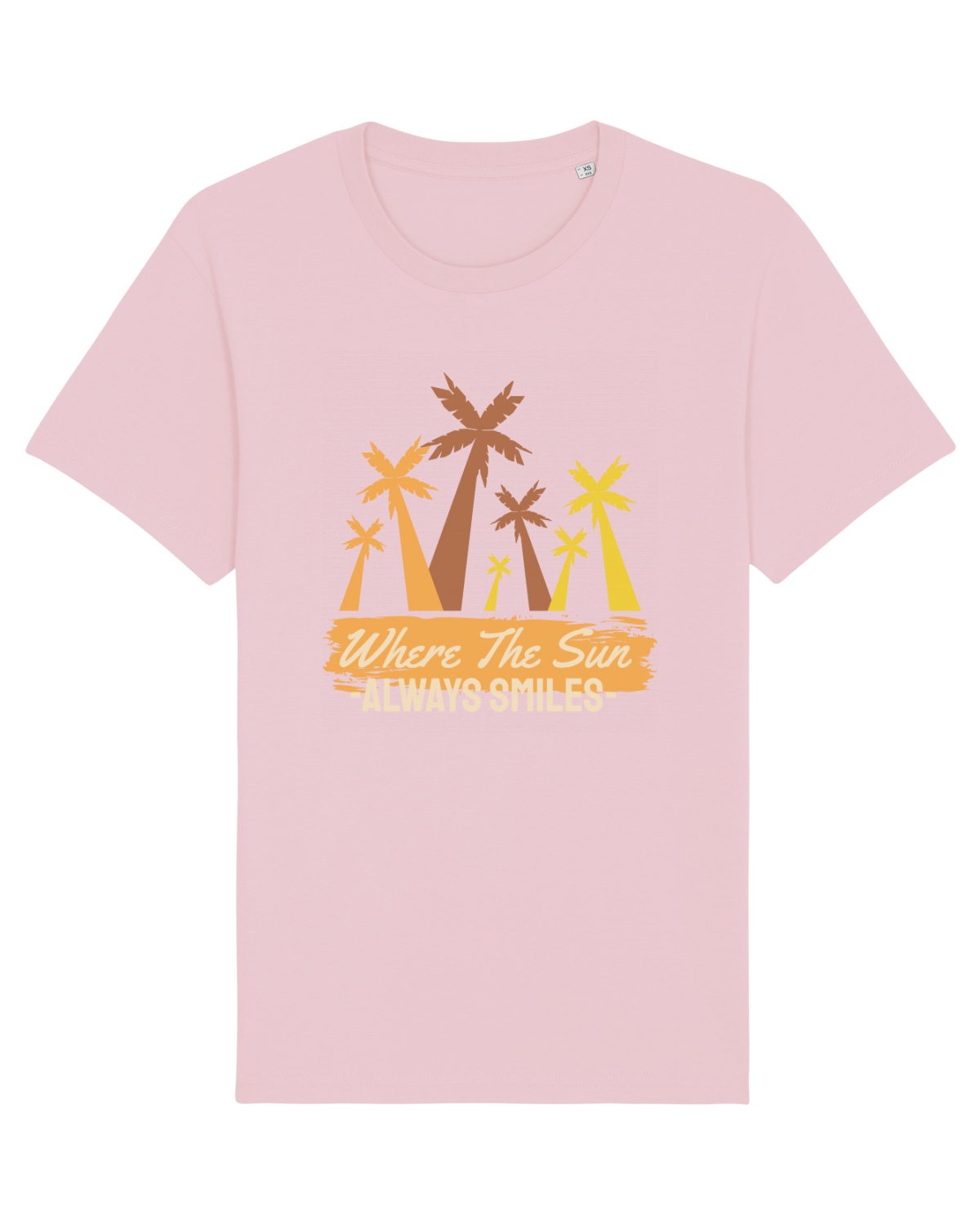 Tricou mânecă scurtă Unisex Rocker Cotton Pink