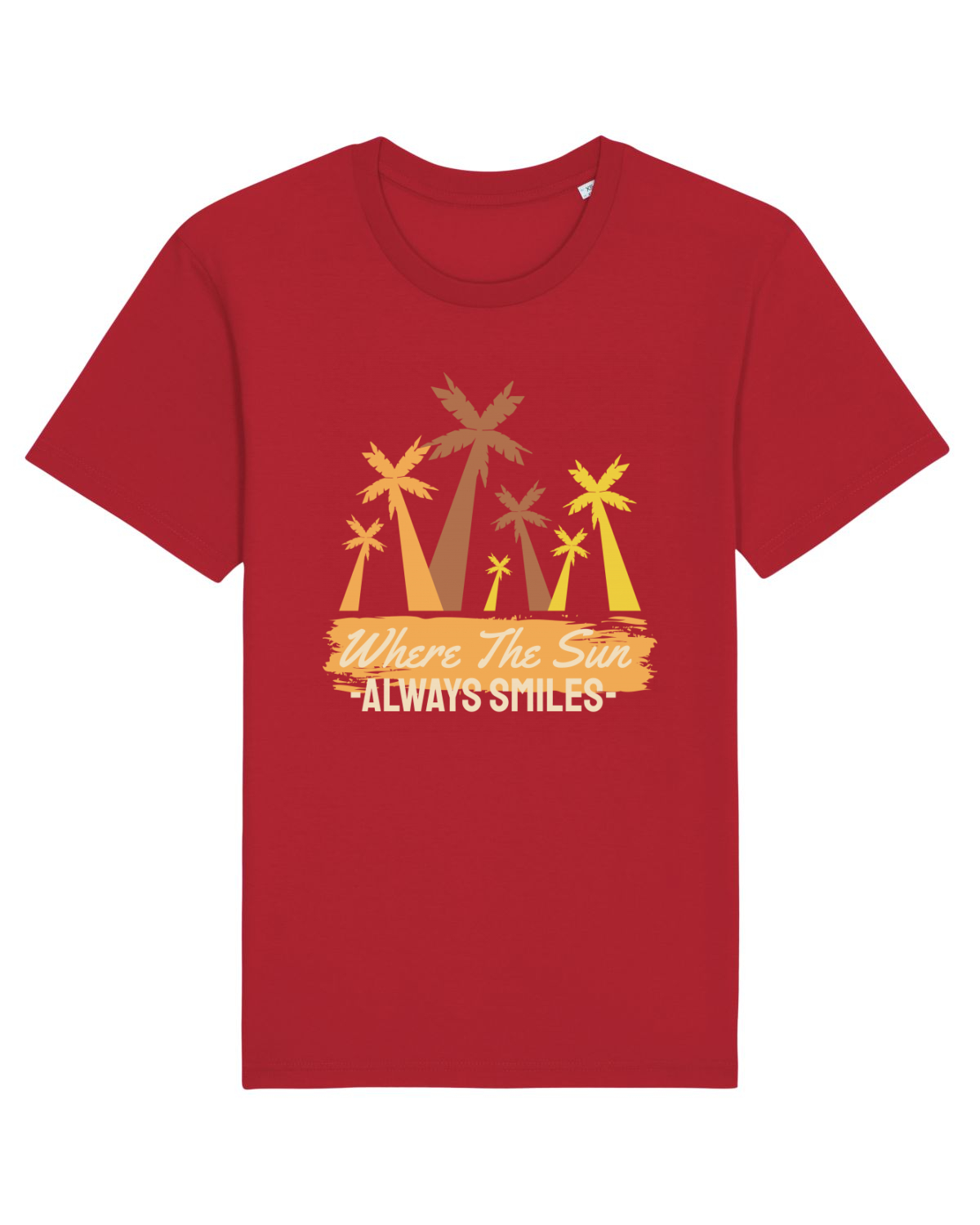 Tricou mânecă scurtă Unisex Rocker Red