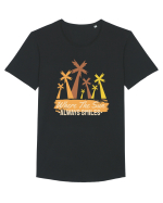Where the Sun Always Smiles Tricou mânecă scurtă guler larg Bărbat Skater