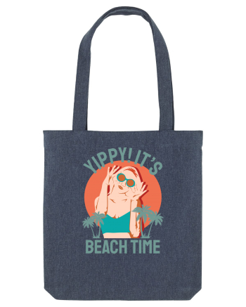 Yippi! It's Beach Time Midnight Blue
