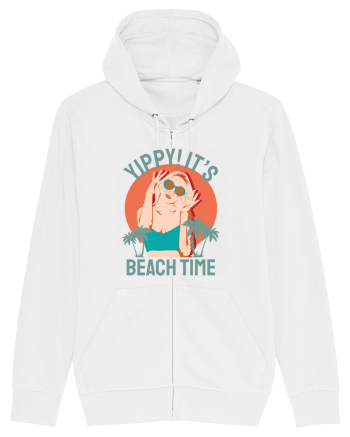 Yippi! It's Beach Time White