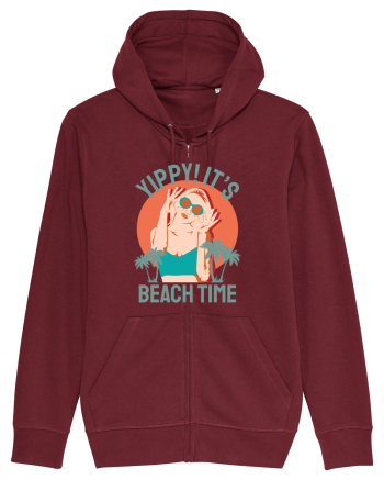 Yippi! It's Beach Time Burgundy