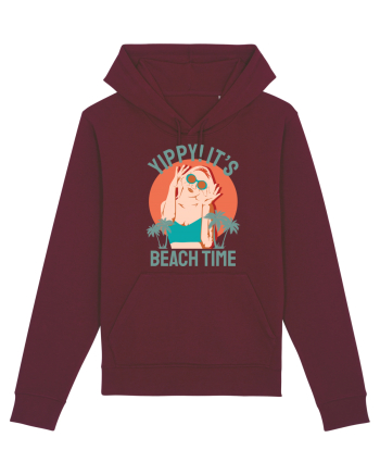 Yippi! It's Beach Time Burgundy