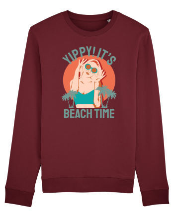 Yippi! It's Beach Time Burgundy