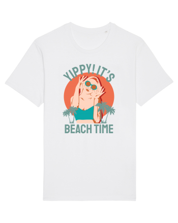 Yippi! It's Beach Time White