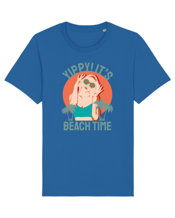 Yippi! It's Beach Time Royal Blue