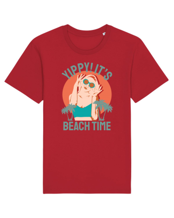 Yippi! It's Beach Time Red
