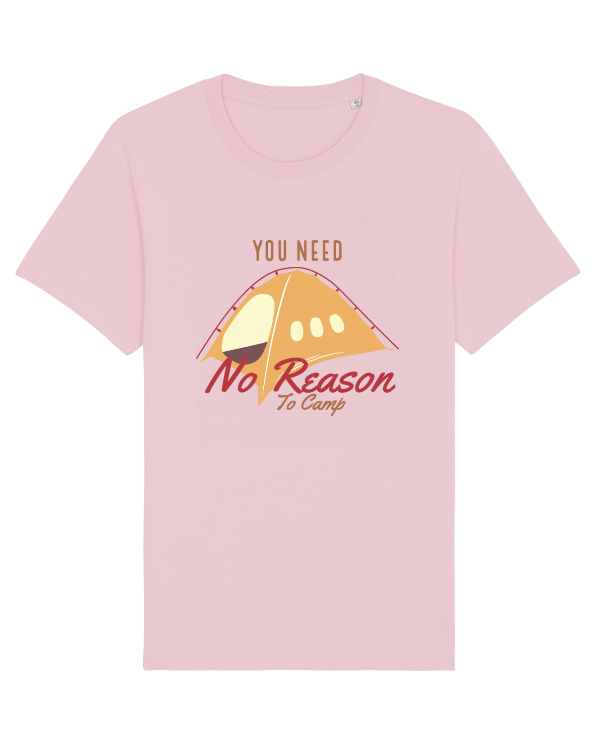 Tricou mânecă scurtă Unisex Rocker Cotton Pink