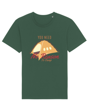 You Need No Reason to Camp Bottle Green