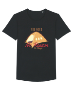 You Need No Reason to Camp Tricou mânecă scurtă guler larg Bărbat Skater