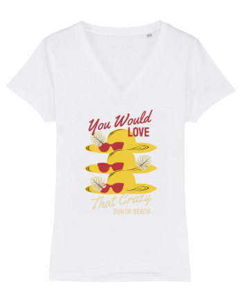 You Would Love that Crazy Sun of Beach White
