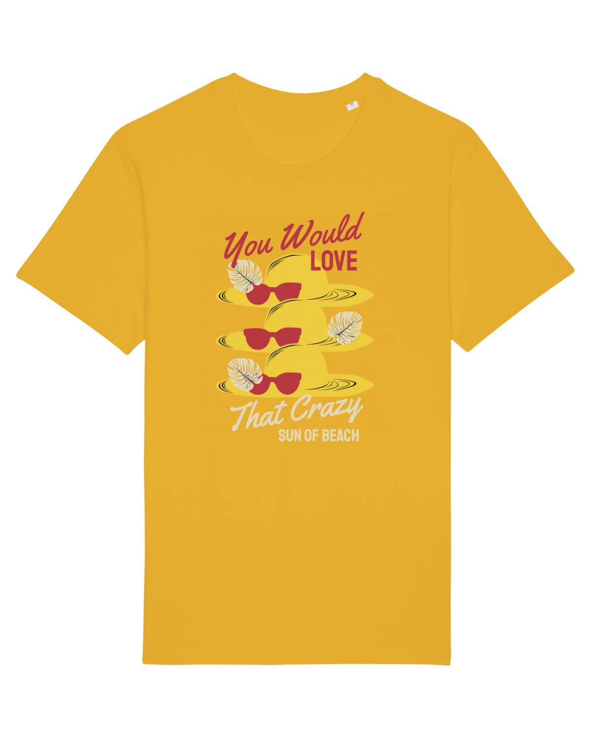Tricou mânecă scurtă Unisex Rocker Spectra Yellow