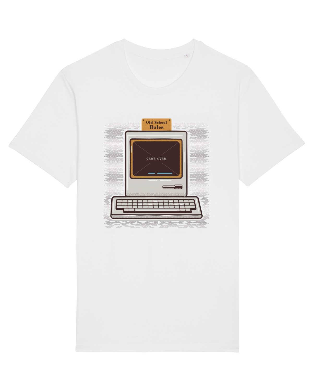 Tricou mânecă scurtă Unisex Rocker White
