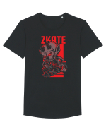 Zkate Devil Tricou mânecă scurtă guler larg Bărbat Skater