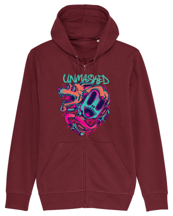 Unmasked Graffiti Burgundy