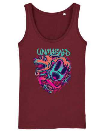 Unmasked Graffiti Burgundy
