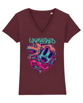 Unmasked Graffiti Burgundy